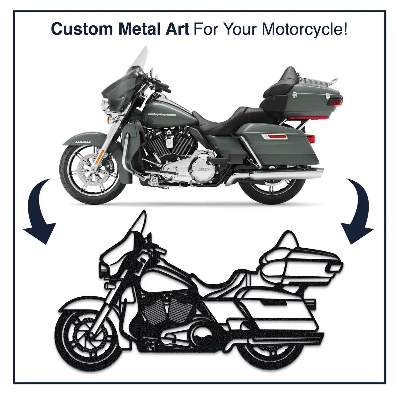 Your Personalized Motorcycle Metal Wall Art - Metal Art