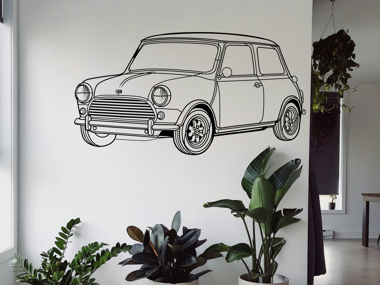 Austin Mini - Metal Wall Art