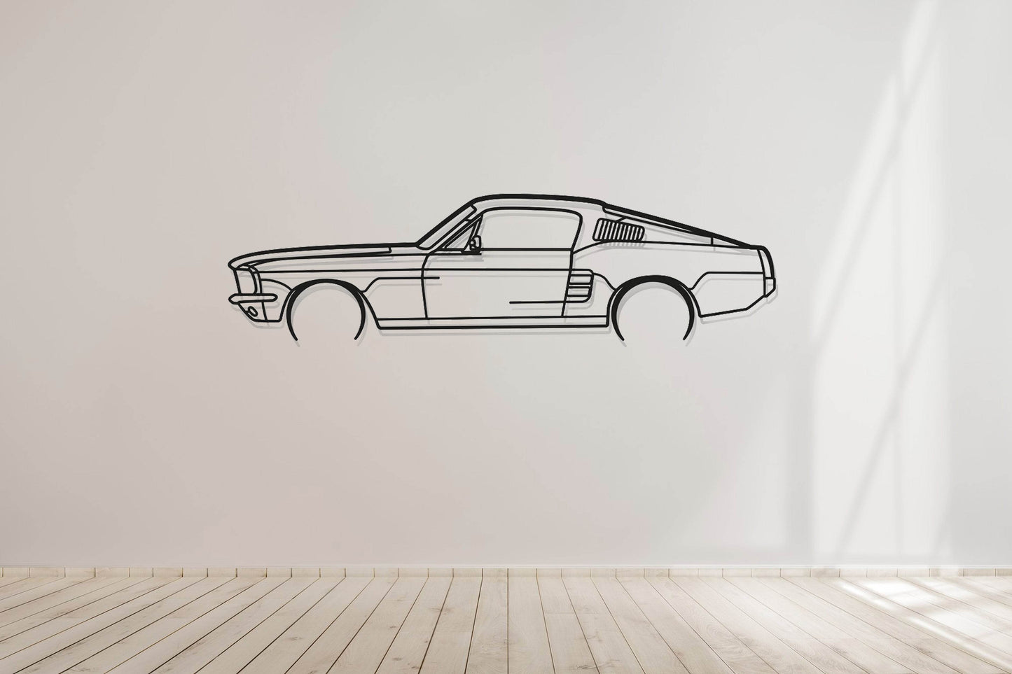 Mustang Fastback - Metal Wall Art - Metal Art