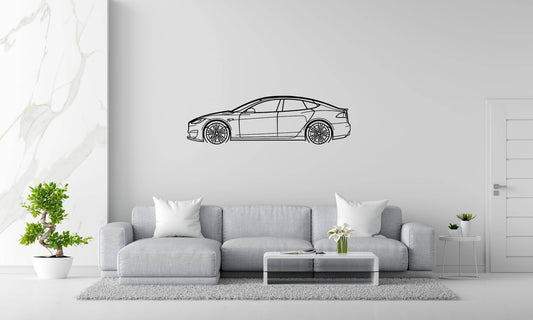 Model S Plaid 2022 - Metal Wall Art - Metal Art