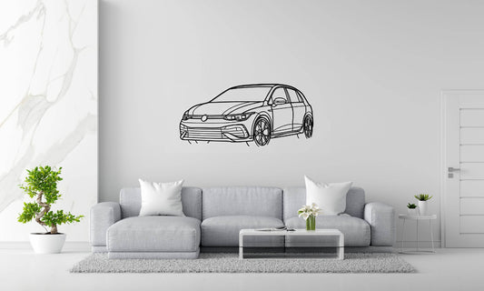 Golf R 2023 - Metal Wall Art - Metal Art