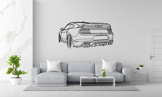 Mustang GT 2020 - Metal Wall Art - Metal Art