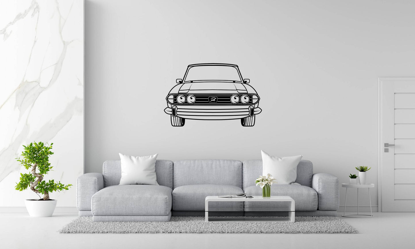 Triumph Stag Front - Metal Wall Art - Metal Art