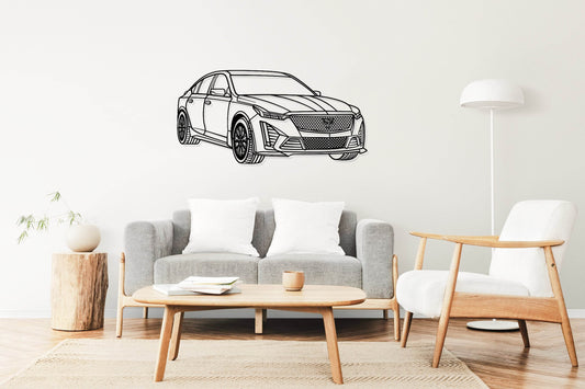 CT5-V Blackwing Perspective - Metal Wall Art - Metal Art