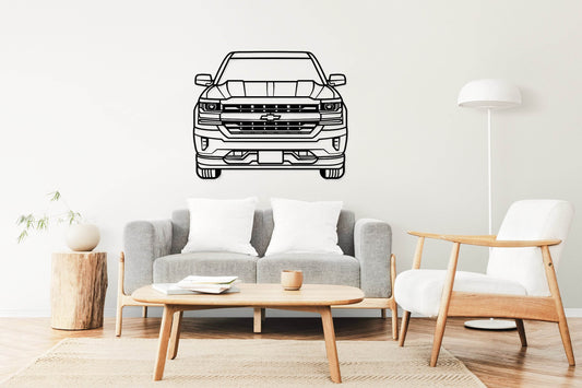 Silverado 1500 Z71 - Metal Wall Art - Metal Art