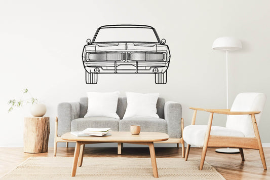 Charger 1969 - Metal Wall Art - Metal Art