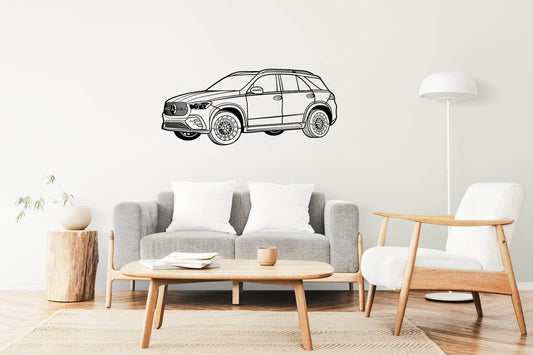 2024 GLE 350 Perspective - Metal Wall Art - Metal Art