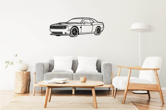 Challenger SRT Perspective - Metal Wall Art - Metal Art