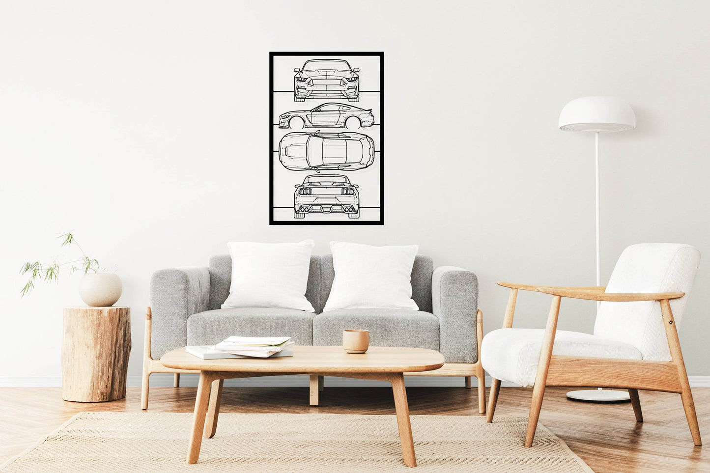 Your Custom Frame Car - Metal Wall Art - Metal Art