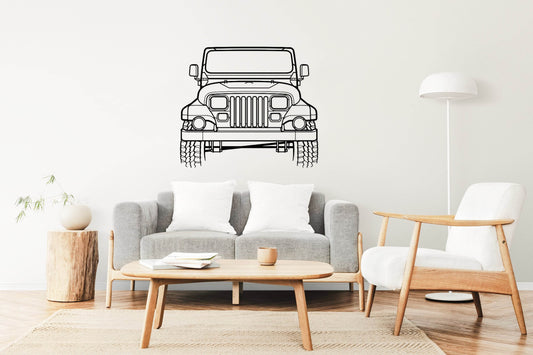 Wrangler Sahara 1988 - Metal Wall Art - Metal Art