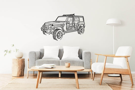 Wrangler 2022 - Metal Wall Art - Metal Art