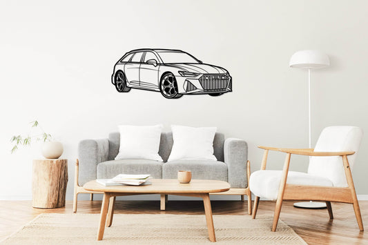 RS6 Perspective - Metal Wall Art - Metal Art