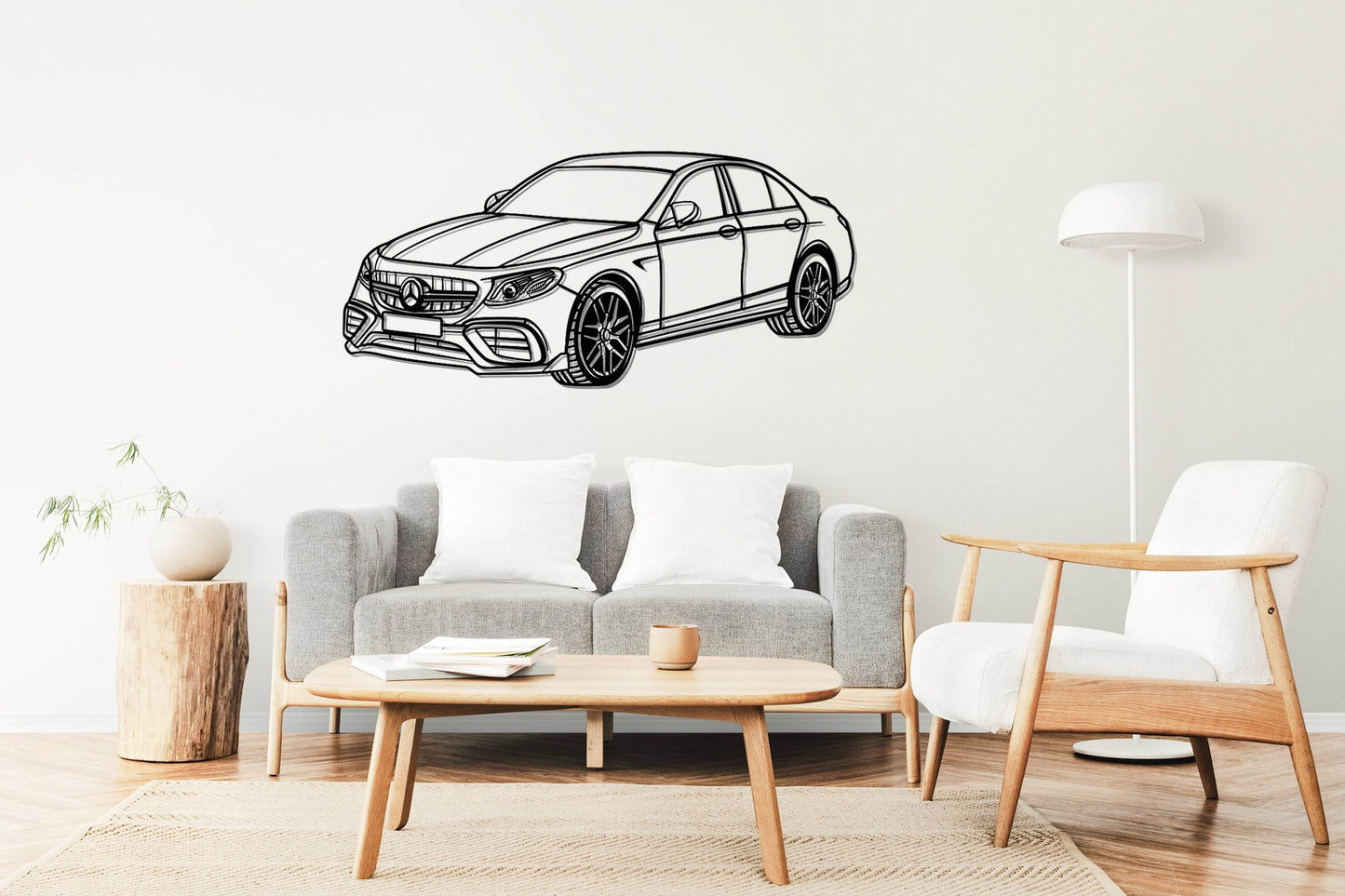 AMG E63 S (W213) - Metal Wall Art - Metal Art