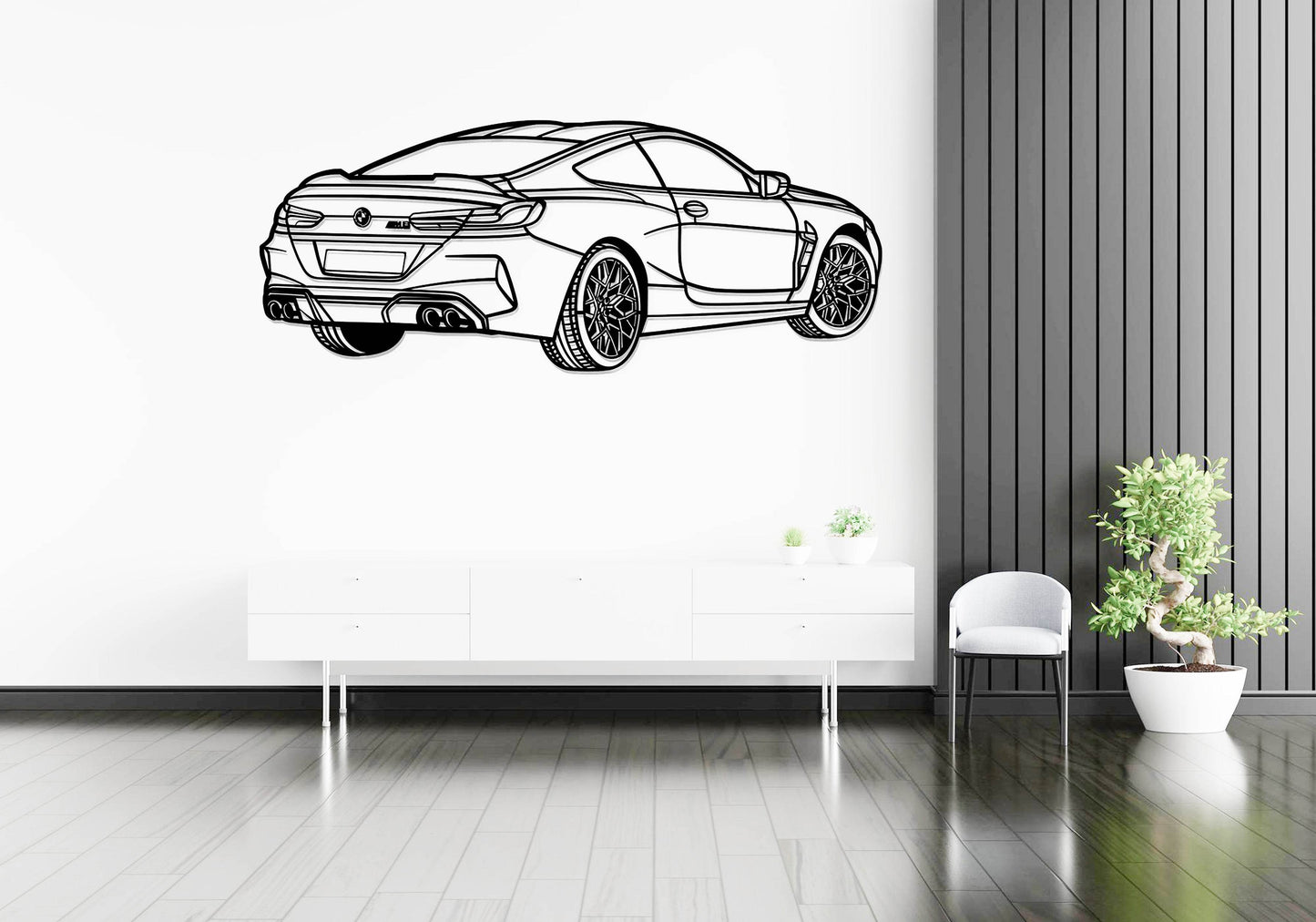 M8 Coupe - Metal Wall Art - Metal Art