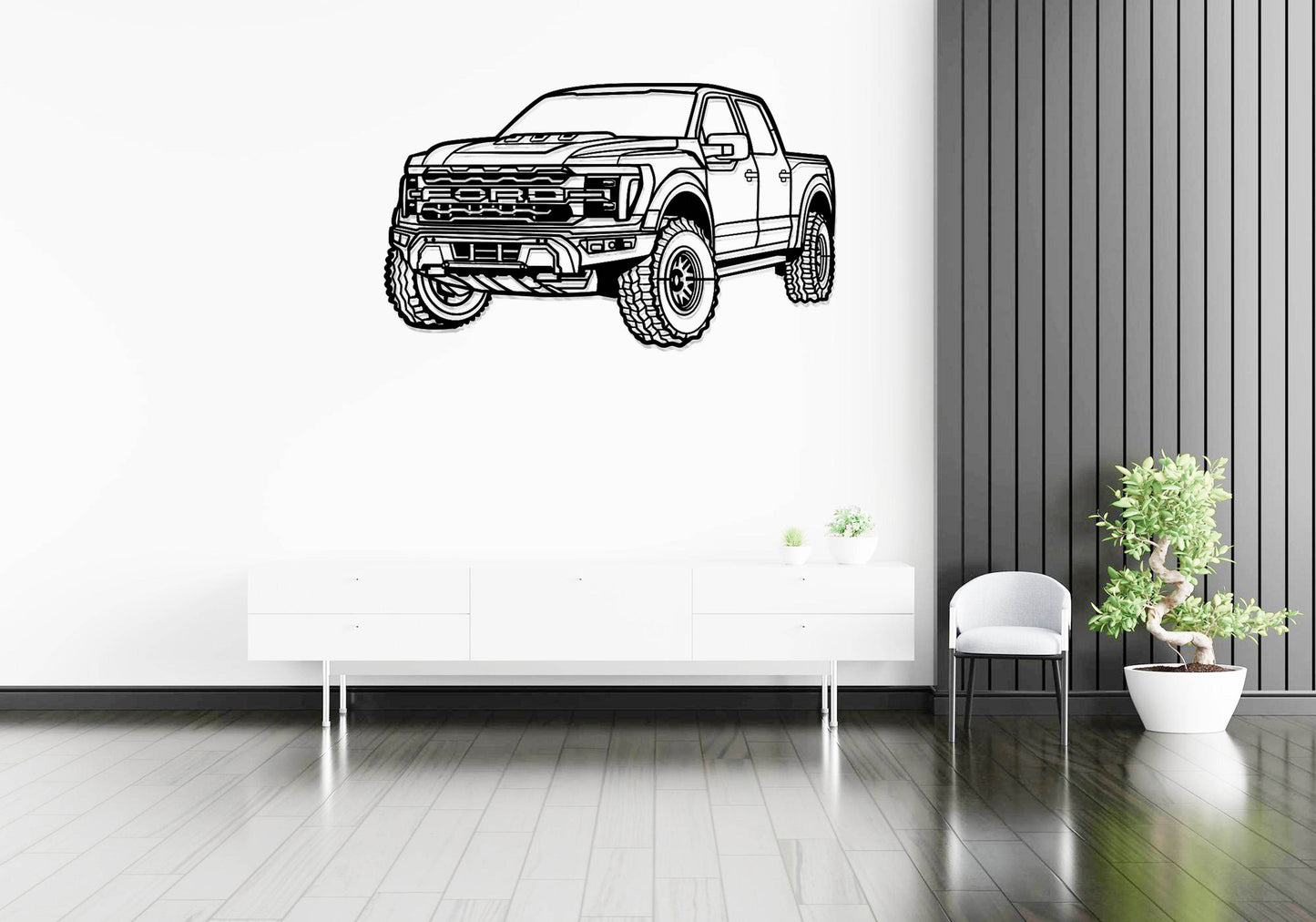 Raptor R Perspective - Metal Wall Art - Metal Art