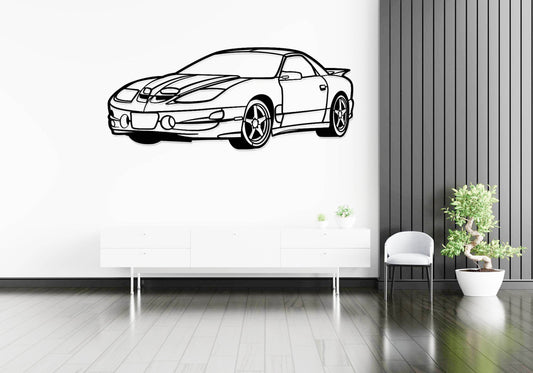 Firebird Trans Am WS6 - Metal Wall Art - Metal Art