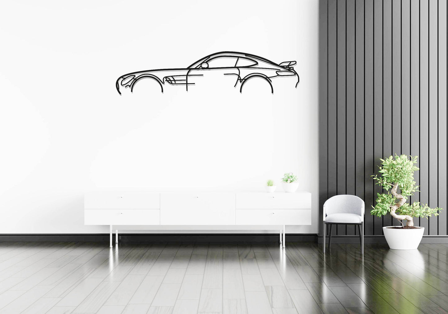 AMG GT R Classic - Metal Wall Art - Metal Art