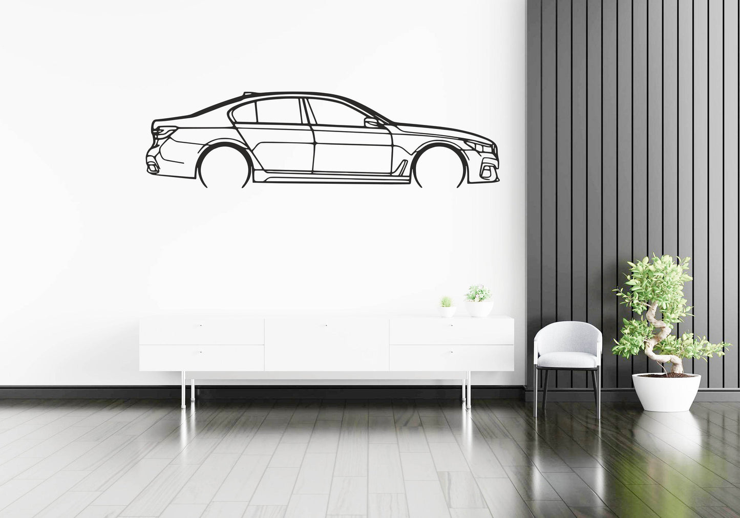 7 Series G11/G12 LCI - Metal Wall Art - Metal Art