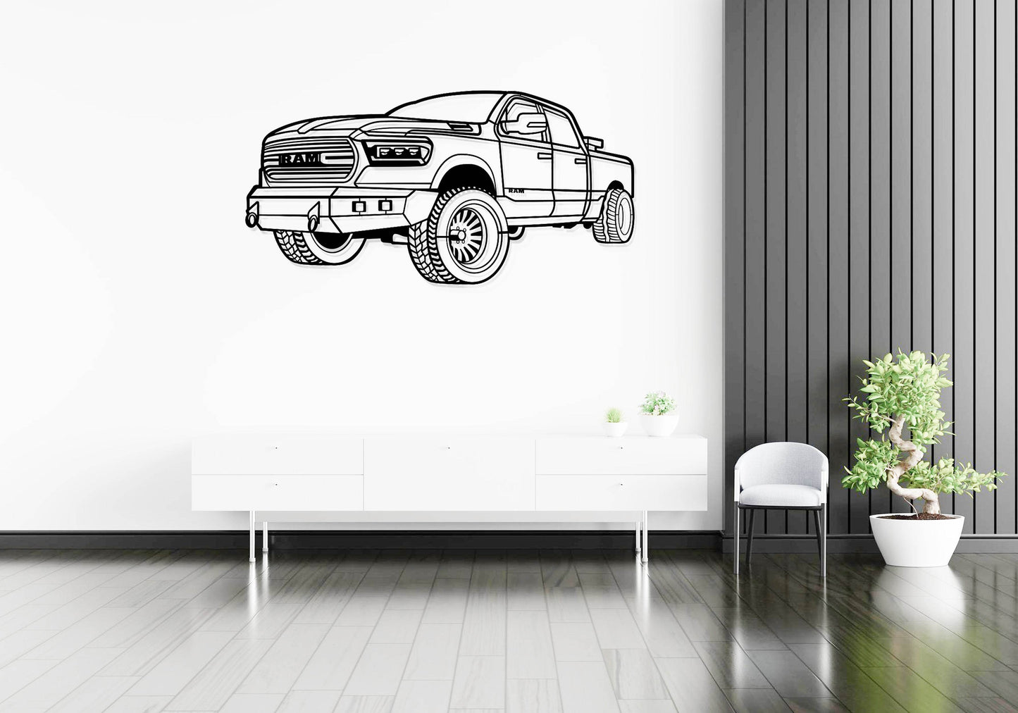 RAM 1500 - Metal Wall Art - Metal Art