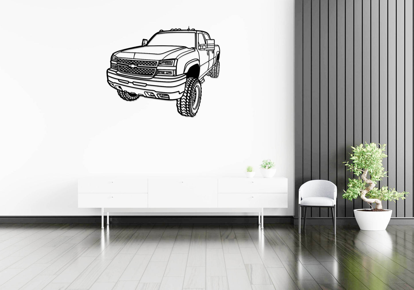 Silverado Perspective - Metal Wall Art - Metal Art