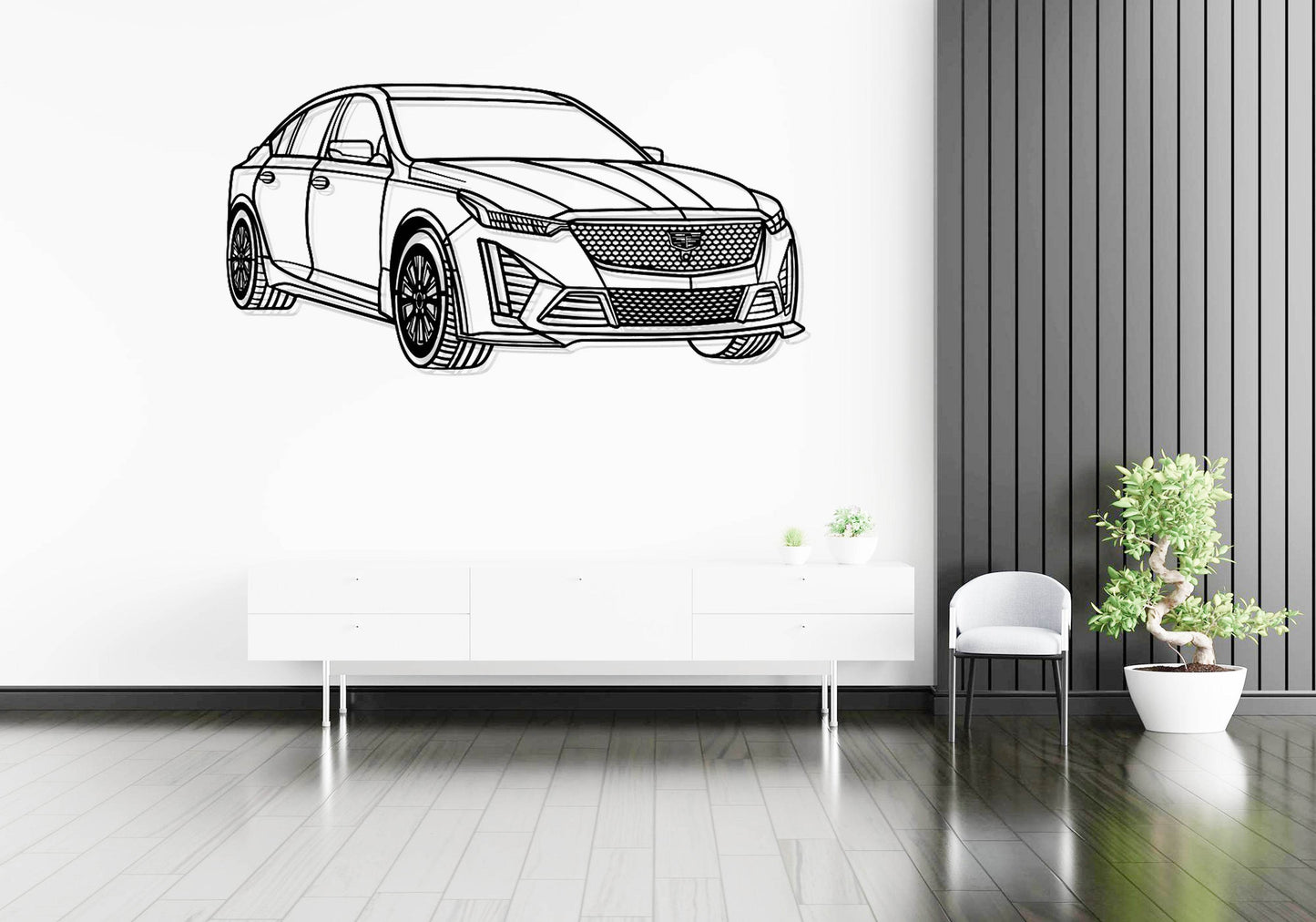 CT5-V Blackwing Perspective - Metal Wall Art - Metal Art
