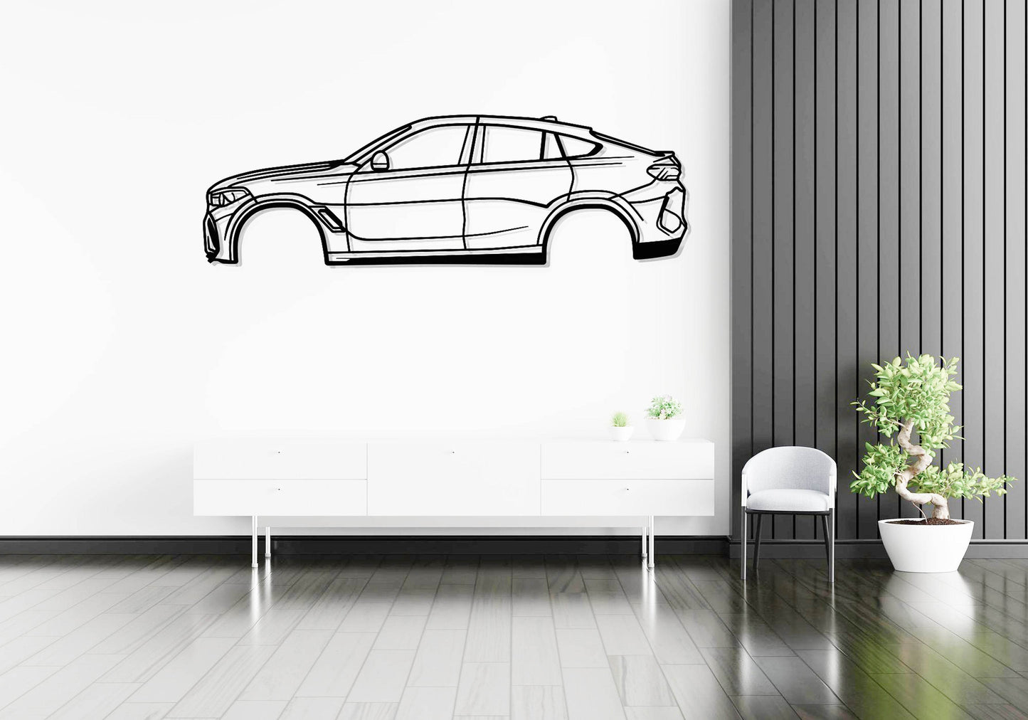 X6 M F96 3rd Gen - Metal Wall Art - Metal Art