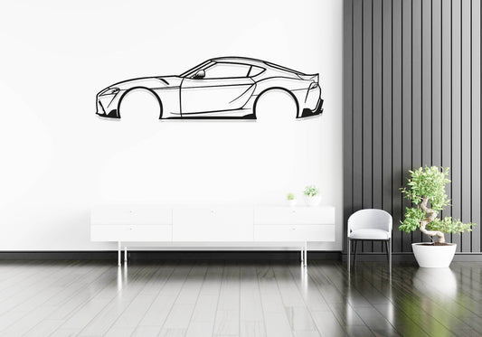 Supra MK5 (A90) - Metal Wall Art - Metal Art