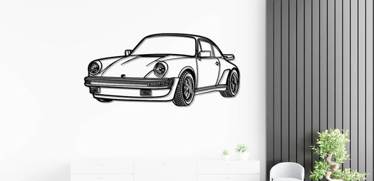 911 Turbo (930) - Metal Wall Art - Metal Art
