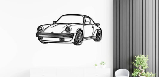 911 Turbo (930) - Metal Wall Art - Metal Art