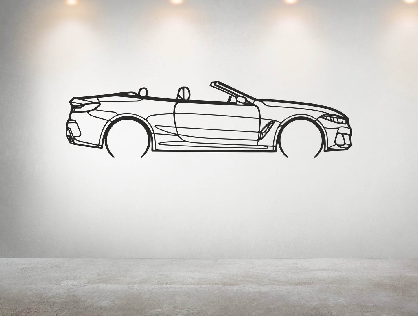 8 Series Convertible (G14) - Metal Wall Art - Metal Art