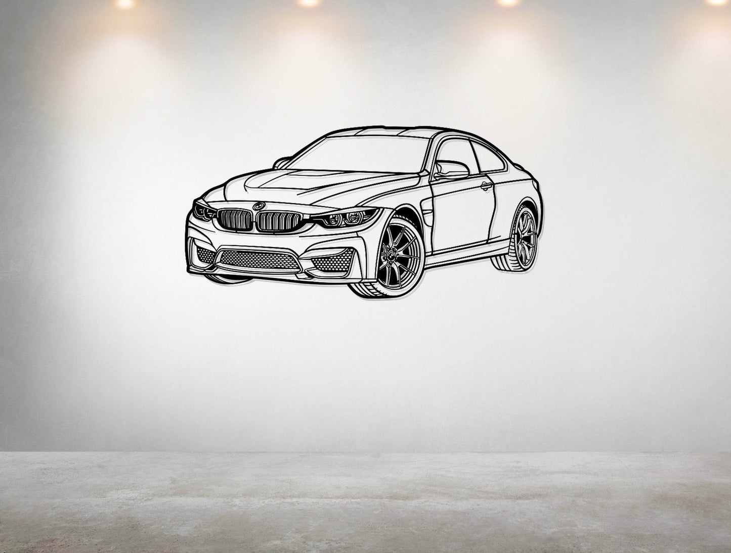 F82 M4 Perspective - Metal Wall Art - Metal Art