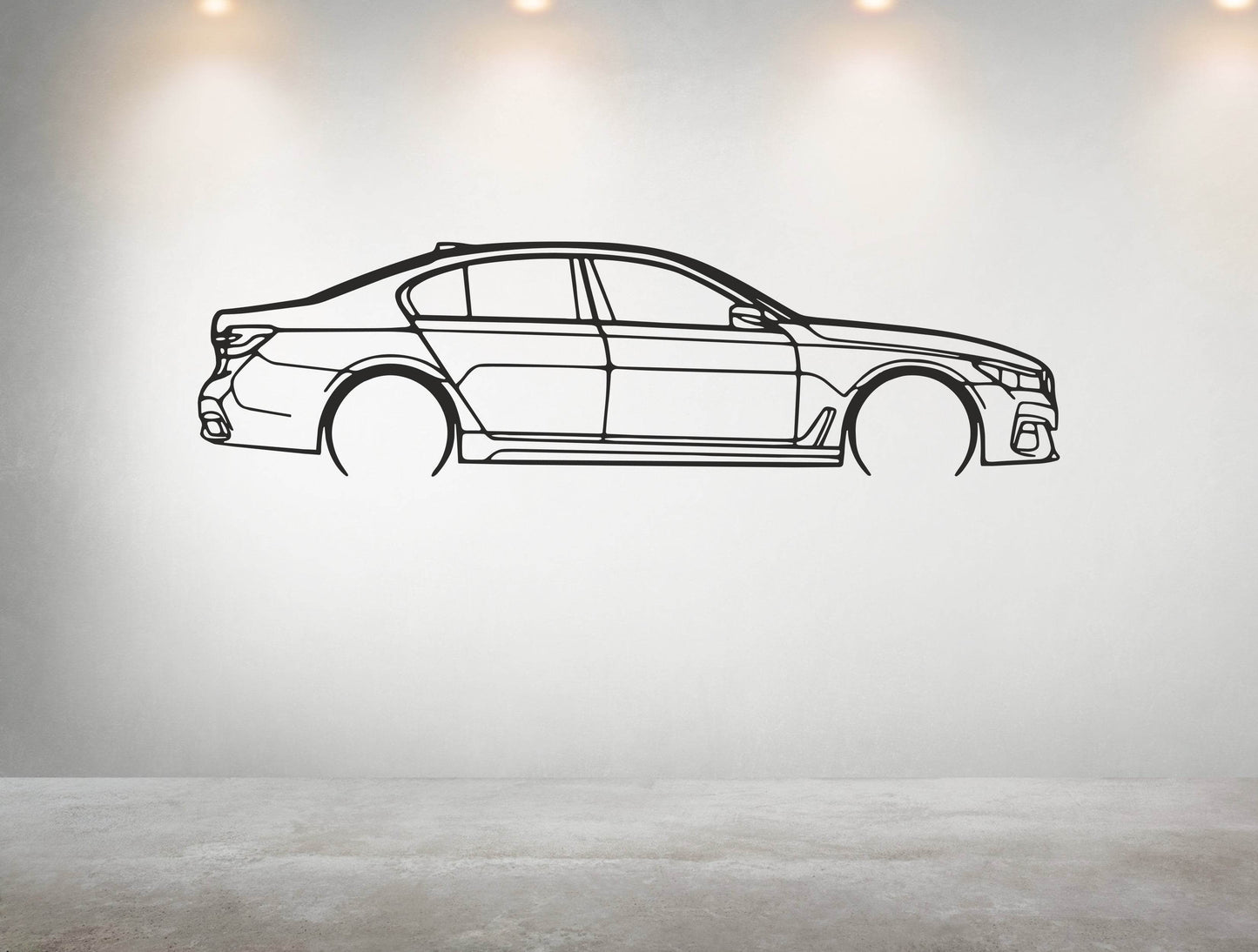 7 Series G11/G12 LCI - Metal Wall Art - Metal Art