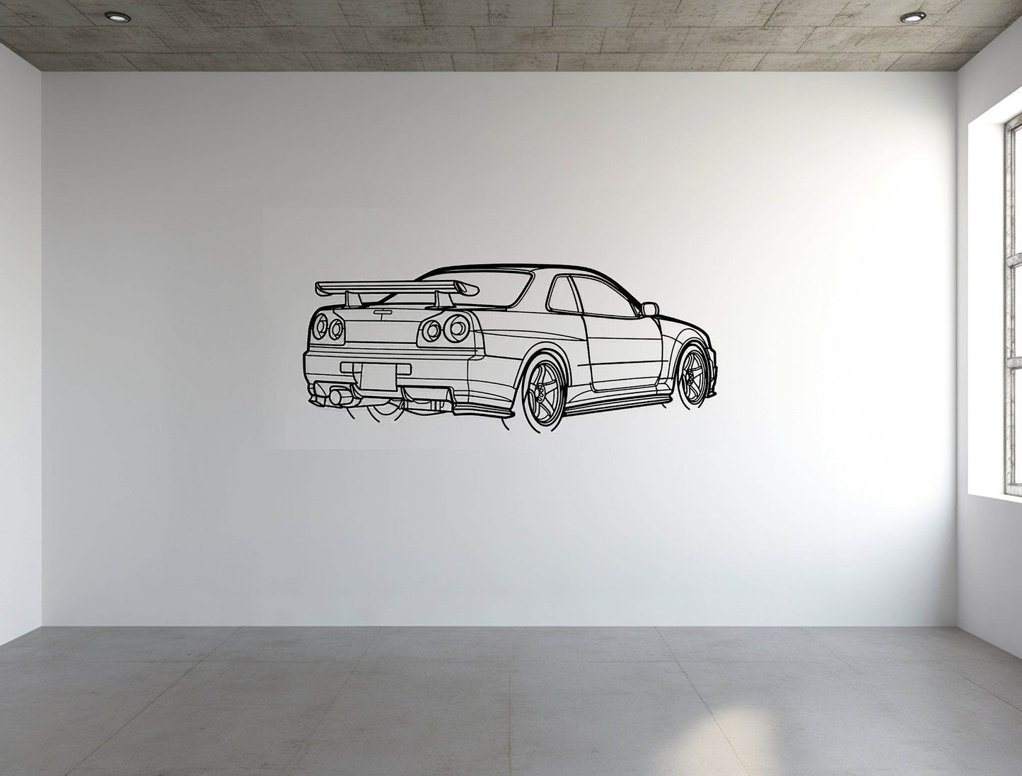 R34 GTR Nismo - Metal Wall Art - Metal Art