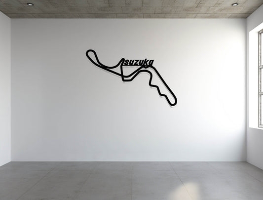 Suzuka Formula 1 Circuit - Metal Wall Art - Metal Art