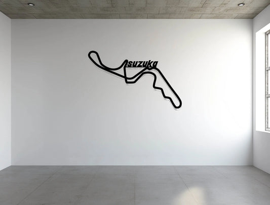 Suzuka Formula 1 Circuit - Metal Wall Art - Metal Art