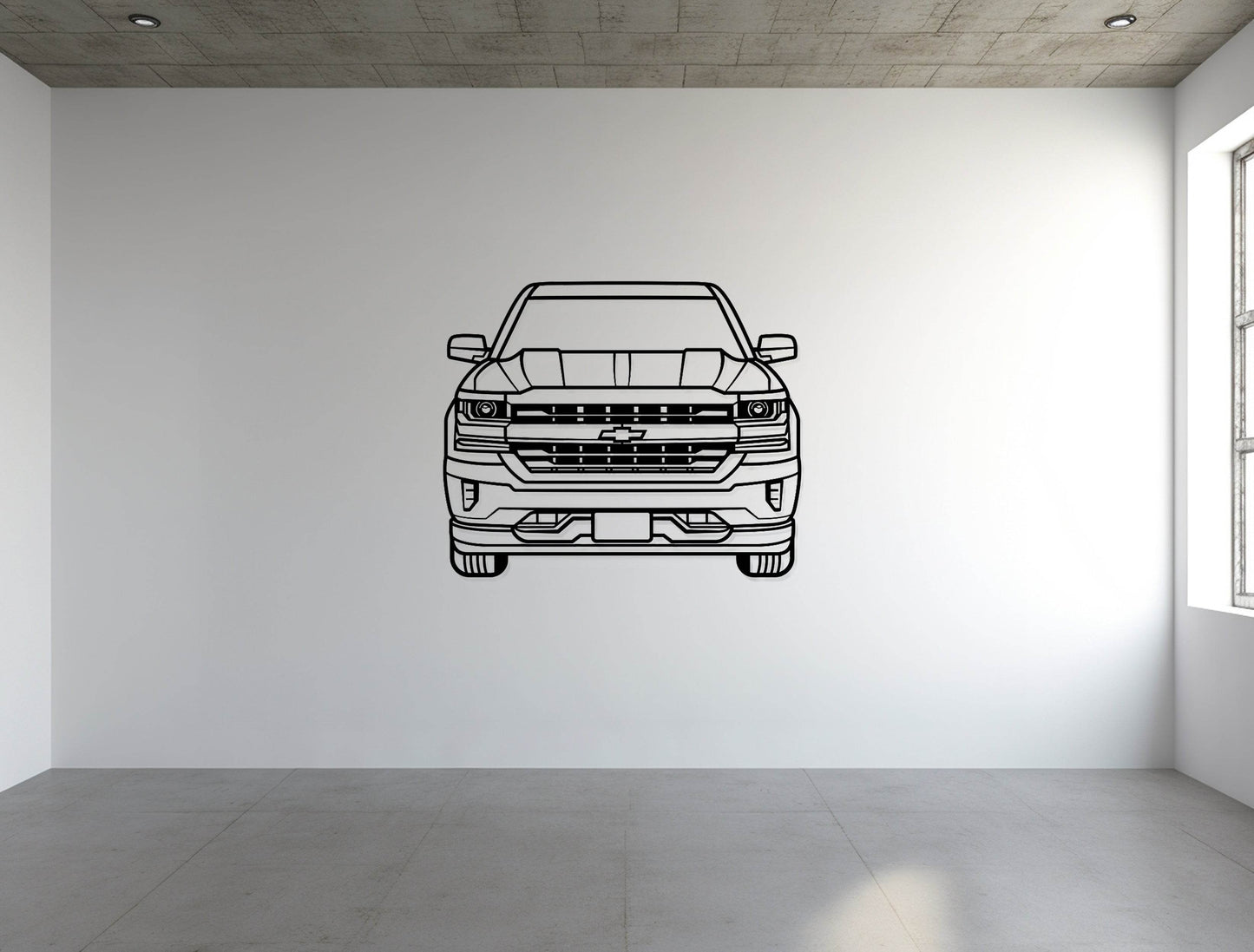 Silverado 1500 Z71 - Metal Wall Art - Metal Art