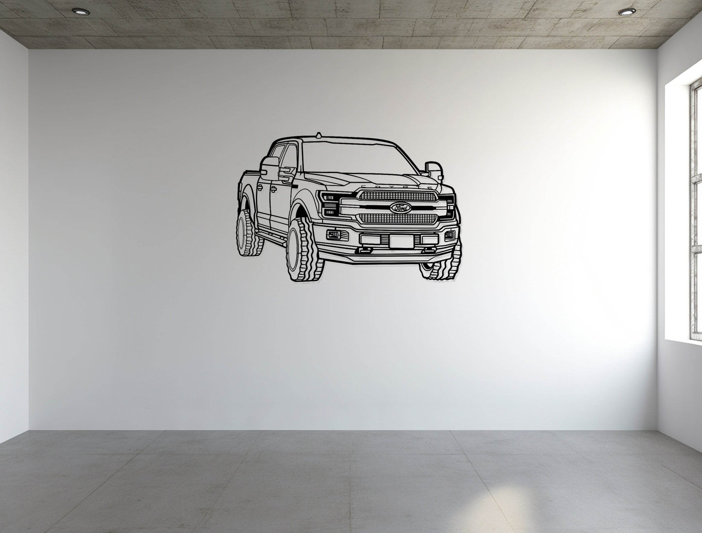 F-150 Perspective - Metal Wall Art - Metal Art