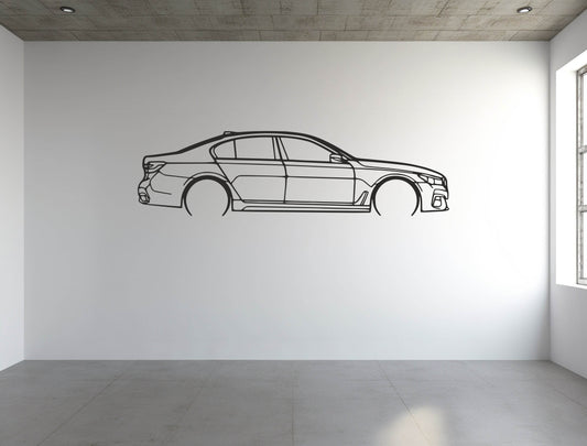 7 Series G11/G12 LCI - Metal Wall Art - Metal Art