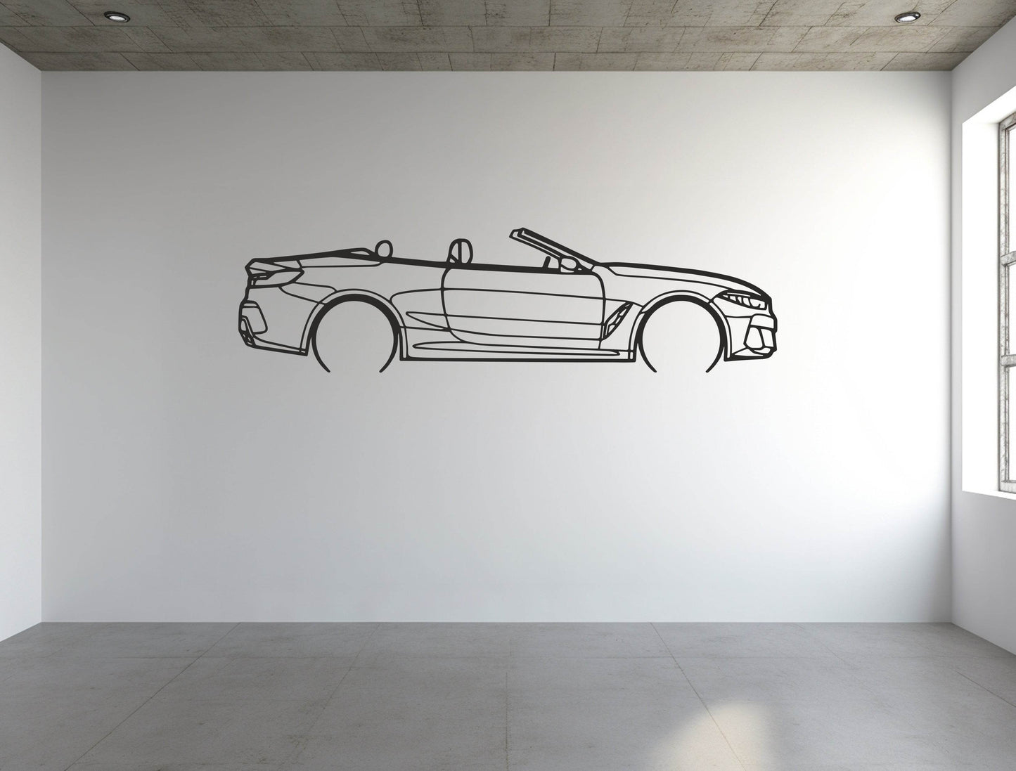 8 Series Convertible (G14) - Metal Wall Art - Metal Art