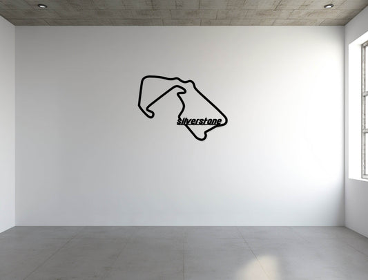 Silverstone Formula 1 Circuit - Metal Wall Art - Metal Art