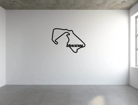 Silverstone Formula 1 Circuit - Metal Wall Art - Metal Art