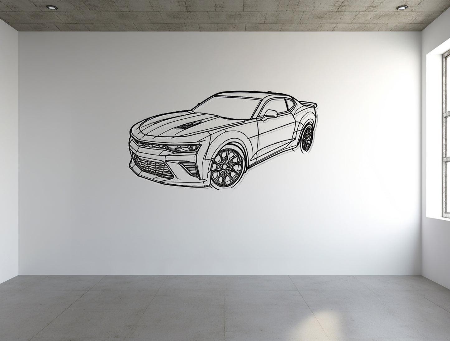 Camaro SS 2016 - Metal Wall Art