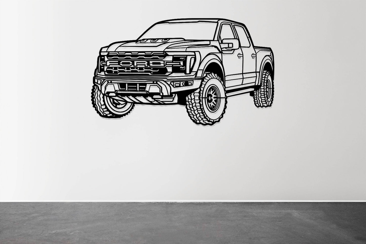 Raptor R Perspective - Metal Wall Art - Metal Art
