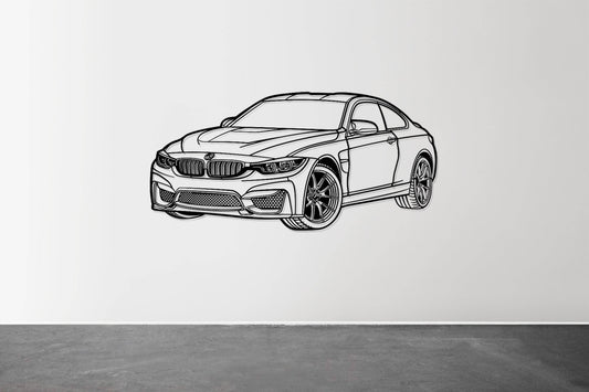 F82 M4 Perspective - Metal Wall Art - Metal Art