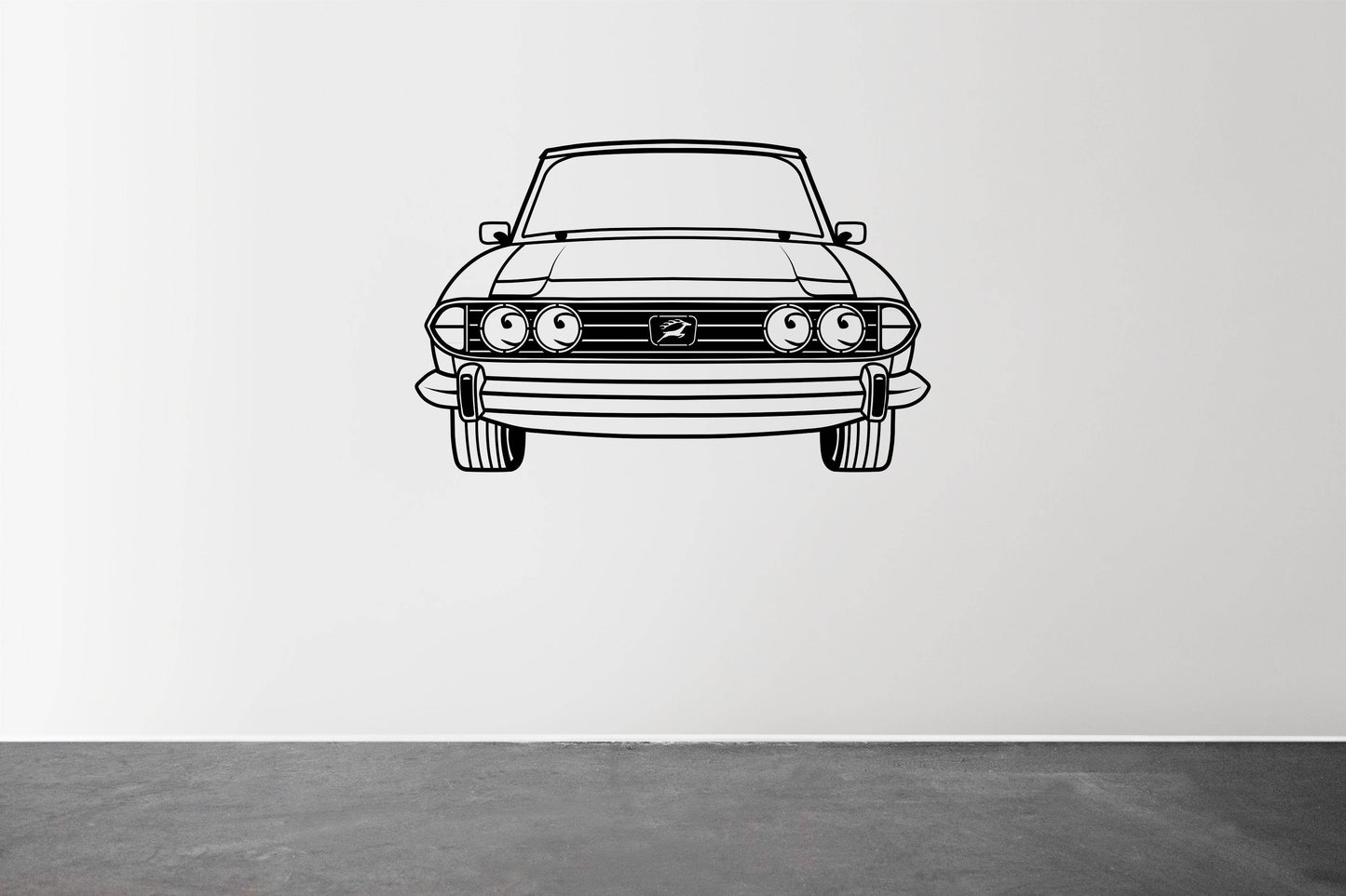Triumph Stag Front - Metal Wall Art - Metal Art