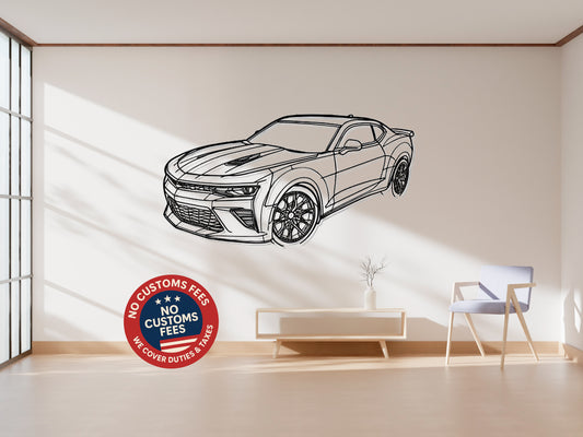 Camaro SS 2016 - Metal Wall Art