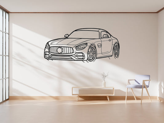 AMG GT C - Metal Wall Art