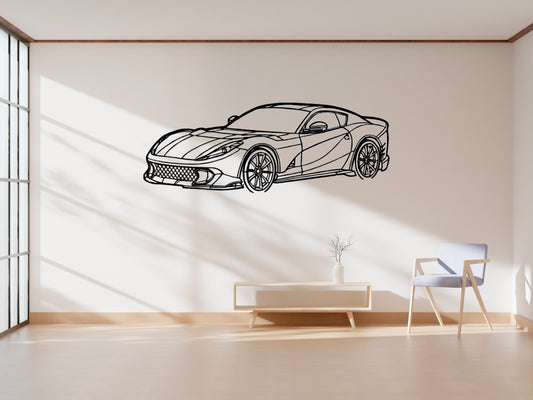 812 Competizione 2023 - Metal Wall Art