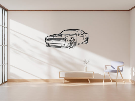 Challenger SRT 2023 - Metal Wall Art