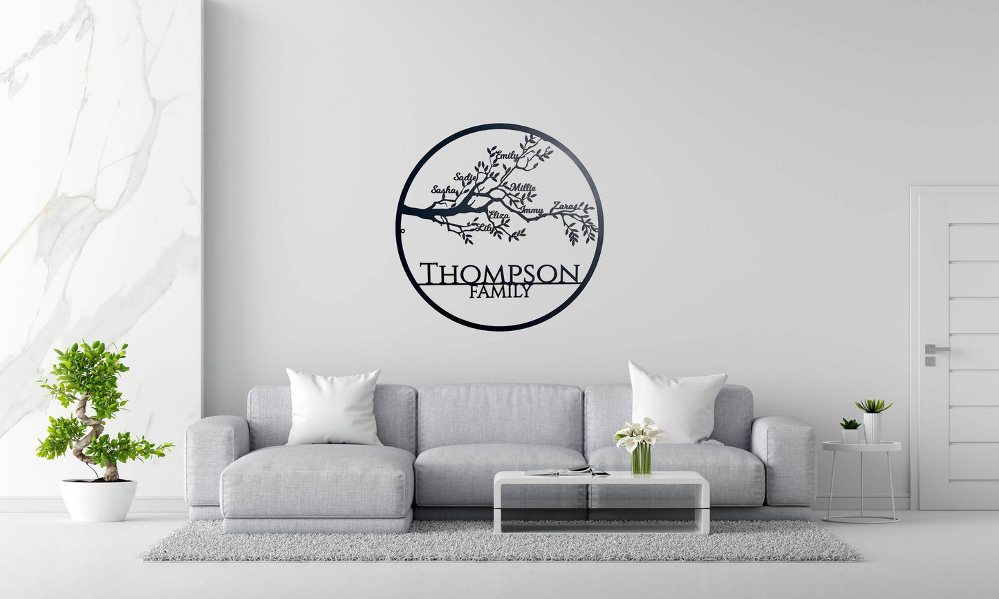 Custom Family Tree of Life - Metal Wall Art - Metal Art